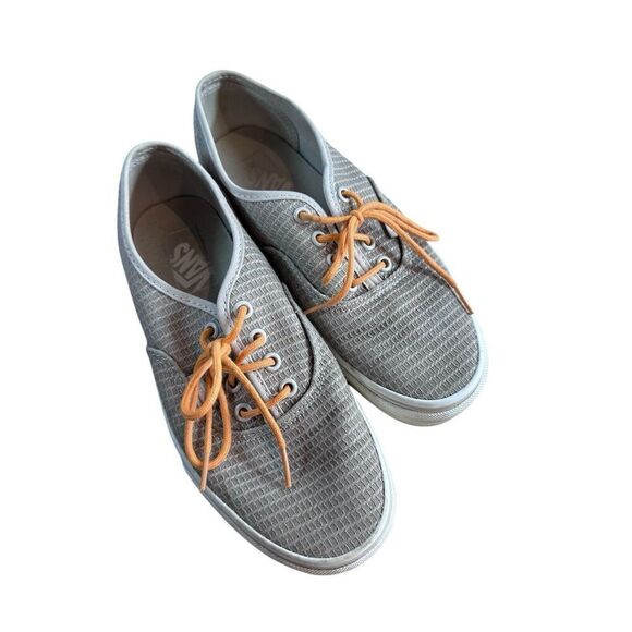 Van's Canvas Shoe With Orange‎ Laces Women's Size 7.5 - Picture 1 of 9